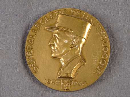 France 1977 médaille en bronze Général Leclerc de 