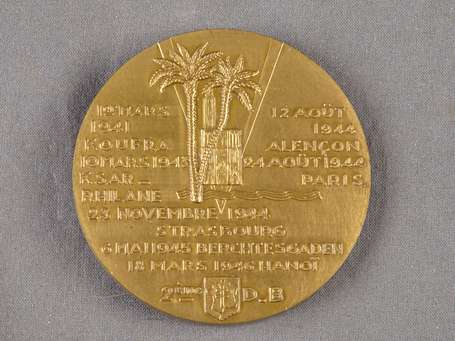 France 1977 médaille en bronze Général Leclerc de 
