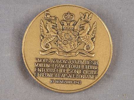 Médaille de la monnaie de Paris en bronze Winston 
