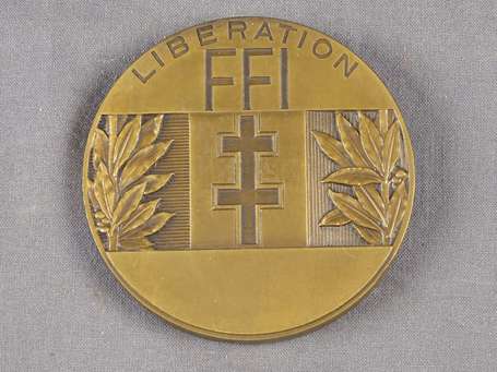 Médaille de la Libération FFI 1944 en bronze par 