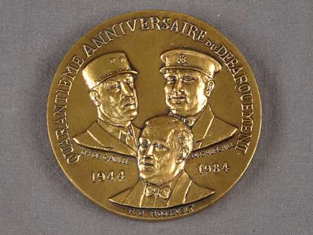 Médaille en bronze commémorative du cinquantième 