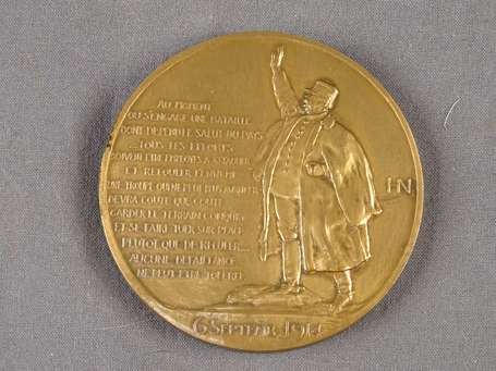 France médaille de bronze de 1973 Joffre Maréchal 