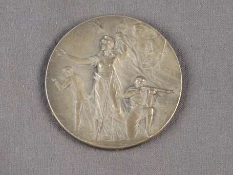 Médaille en bronze argenté, concours des jardins 