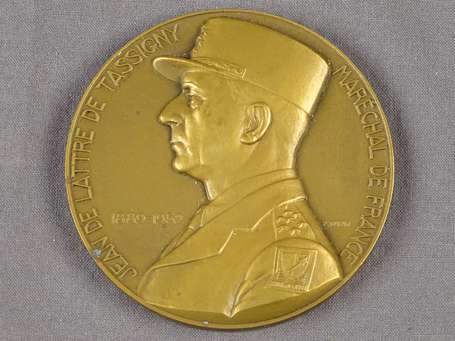 Médaille en bronze de Lattre de Tassigny Maréchal 