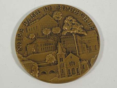 Importante médaille de bronze uniface 