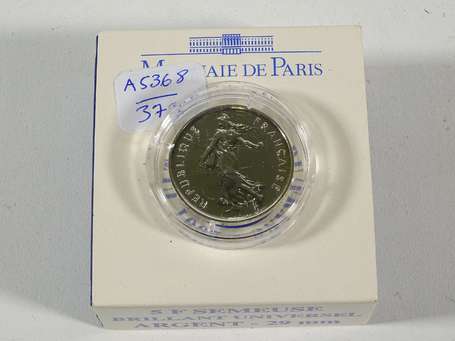 Monnaie de Paris Pièce de 5 francs en argent 