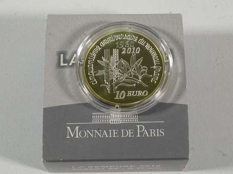 Monnaie de Paris Pièce de 10 euros en argent Année