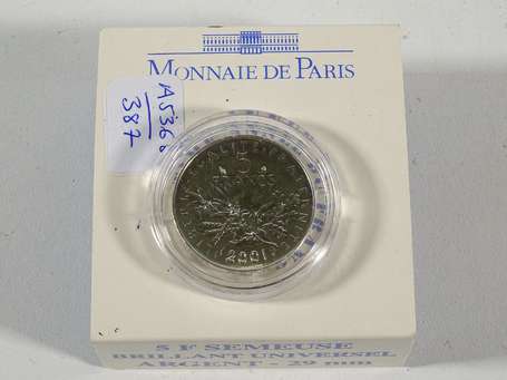 Monnaie de Paris Pièce de 5 francs Semeuse en 