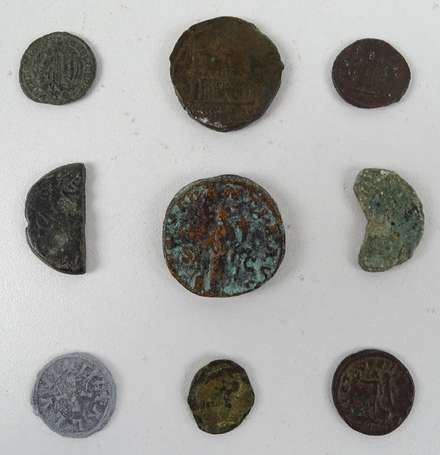 Lot de monnaies romaines diverses - Constantin II.
