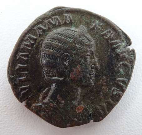 Empire romain - JULIA MAMEE AUGUSTA - Sesterce. 