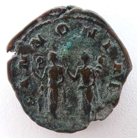 Monnaie romaine TRAJAN DECIUS Sesterce. Avers : 