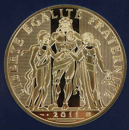Pièce de 100 € fleur de coin dans son étui