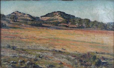 ROURE Auguste-Louis (1878 -1936) Garrigues. Huile 