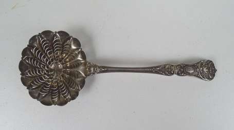 Cuillère saupoudreuse en argent, la spatule 