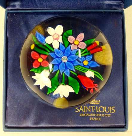 SAINT LOUIS - Boule presse papier sulfure en 