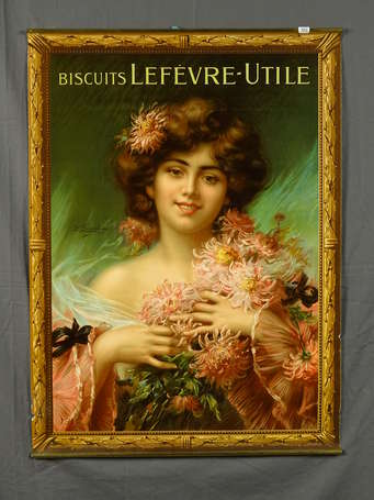 LU / Lefèvre-Utile : Affiche lithographiée pour 