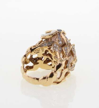 DIOR JOAILLERIE. Gourmande. Bague en or rose 18K 