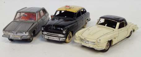 Dinky toys - Lot de 3 voitures - Mercedes 190 SL ,