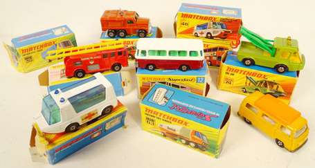 Matchbox - Lot de 10 voitures (9 en boites 