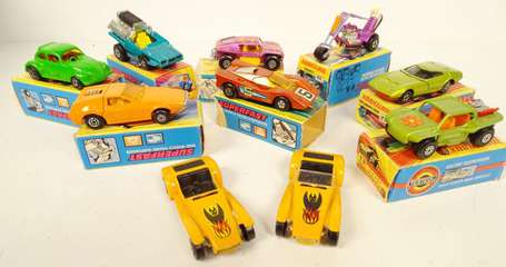 Matchbox - Lot de 10 voitures (8 en boites 