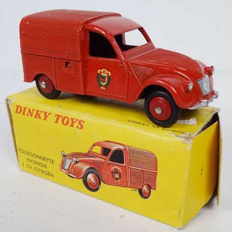Dinky toys - Citroën 2 ch incendie , très bon état