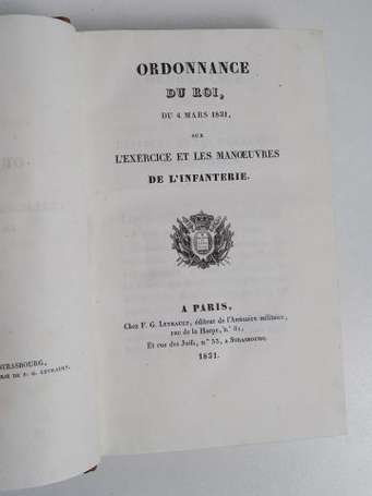 [MILITARIA] - Ordonnance du roi, du 4 mars 1831, 