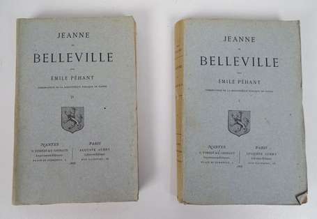 PEHANT (Emile) - Jeanne de Belleville - Nantes ; V