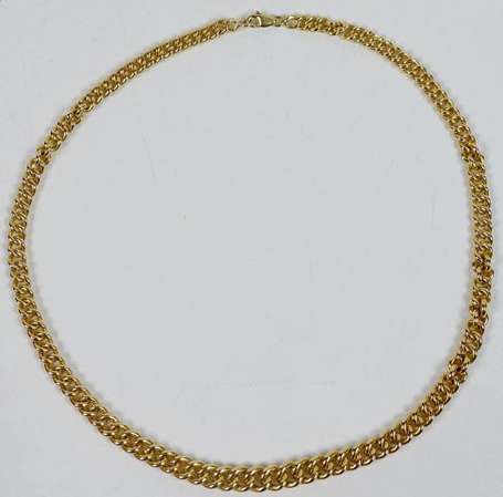 Collier en or jaune 18K (750°/00) maille 