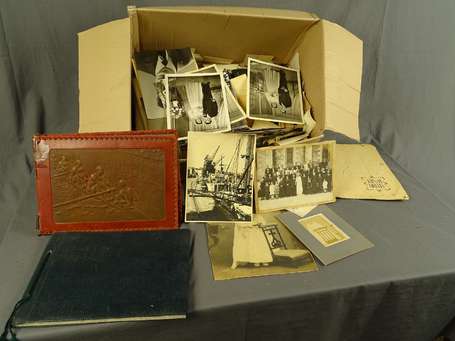 Carton de Photos de Voyage et Famille + documents 