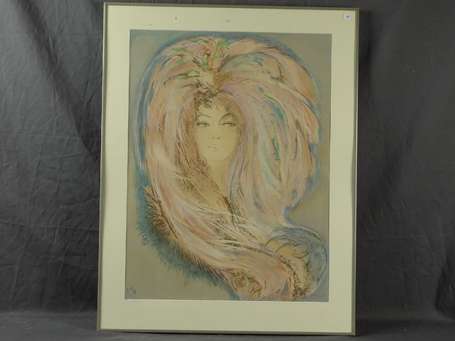 Portrait de femme litho 14/20