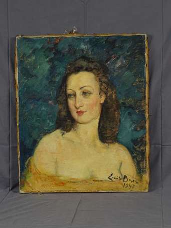 BAES Emile 1879-1954 Alice Suba, le Cannet Huile 