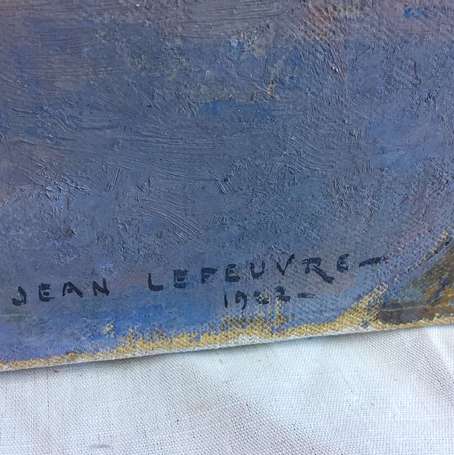 LEFEUVRE Jean (1882-1975) Promenade en chaise à 