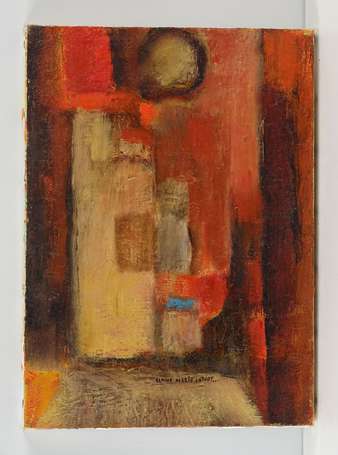 LETORT Anne-Marie (1934) Composition abstraite. 