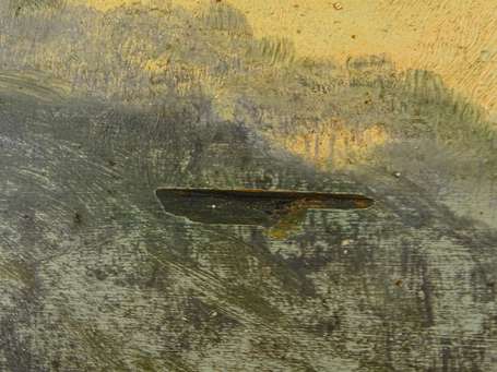 GAUFFRIAUD Emille (1877-1957) Voilier sur la lac. 