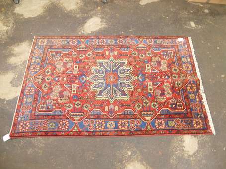 Tapis Hamadan (chaine et trame en coton, velours 