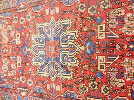 Tapis Hamadan (chaine et trame en coton, velours 