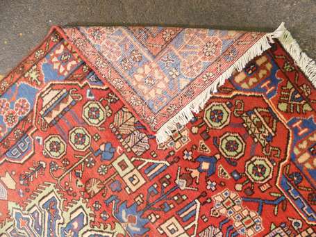 Tapis Hamadan (chaine et trame en coton, velours 