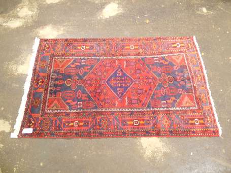 Tapis Hamadan (chaine et trame en coton, velours 