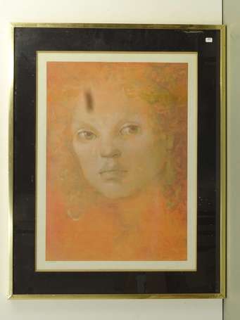 LEONOR FINI (1907-1996) - Portrait de femme. 