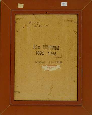 BERJONNEAU Jéhan (1891-1972) attribué à - Paysage 