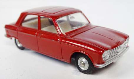 Dinky toys - Peugeot 204 bordeaux , bel état 