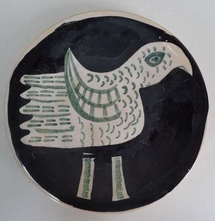 LE CORRE Jos (1925-1979), KERALUC - Assiette en 