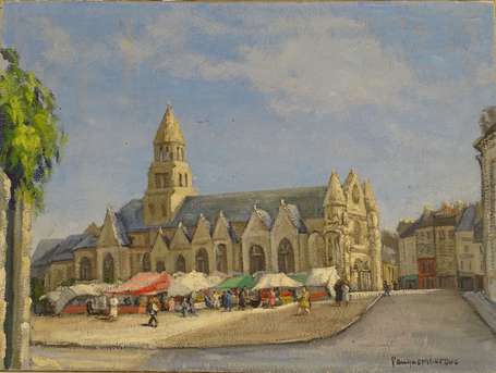ECOLE XXe - Marché à Notre Dame la Grande à 