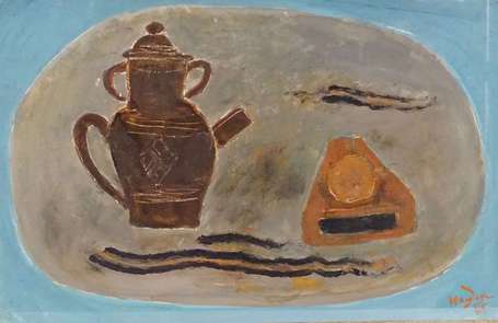 HAYDEN Henri (1883-1970) La cafetière brune. 