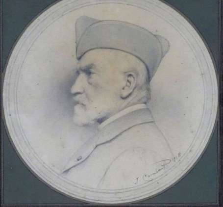 CORABOEUF Jean Alexandre (1870-1947). Portrait de 