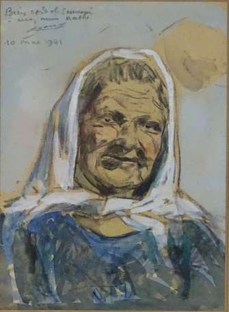 JONAS Lucien (1880-1947) - Portrait de femme. 