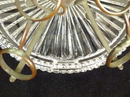 BACCARAT - Porte cigares en cristal moulé de 