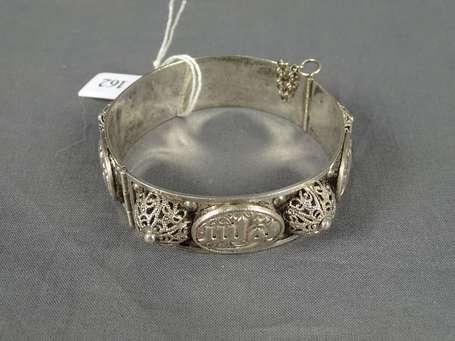 Bracelet en argent Afrique du Nord P. 30 g