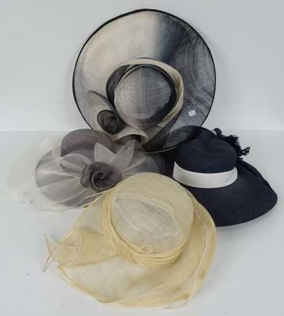 4 chapeaux de dame de mariage