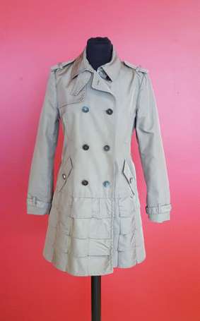 VALENTINO - Trench-coat en soie et polyester 